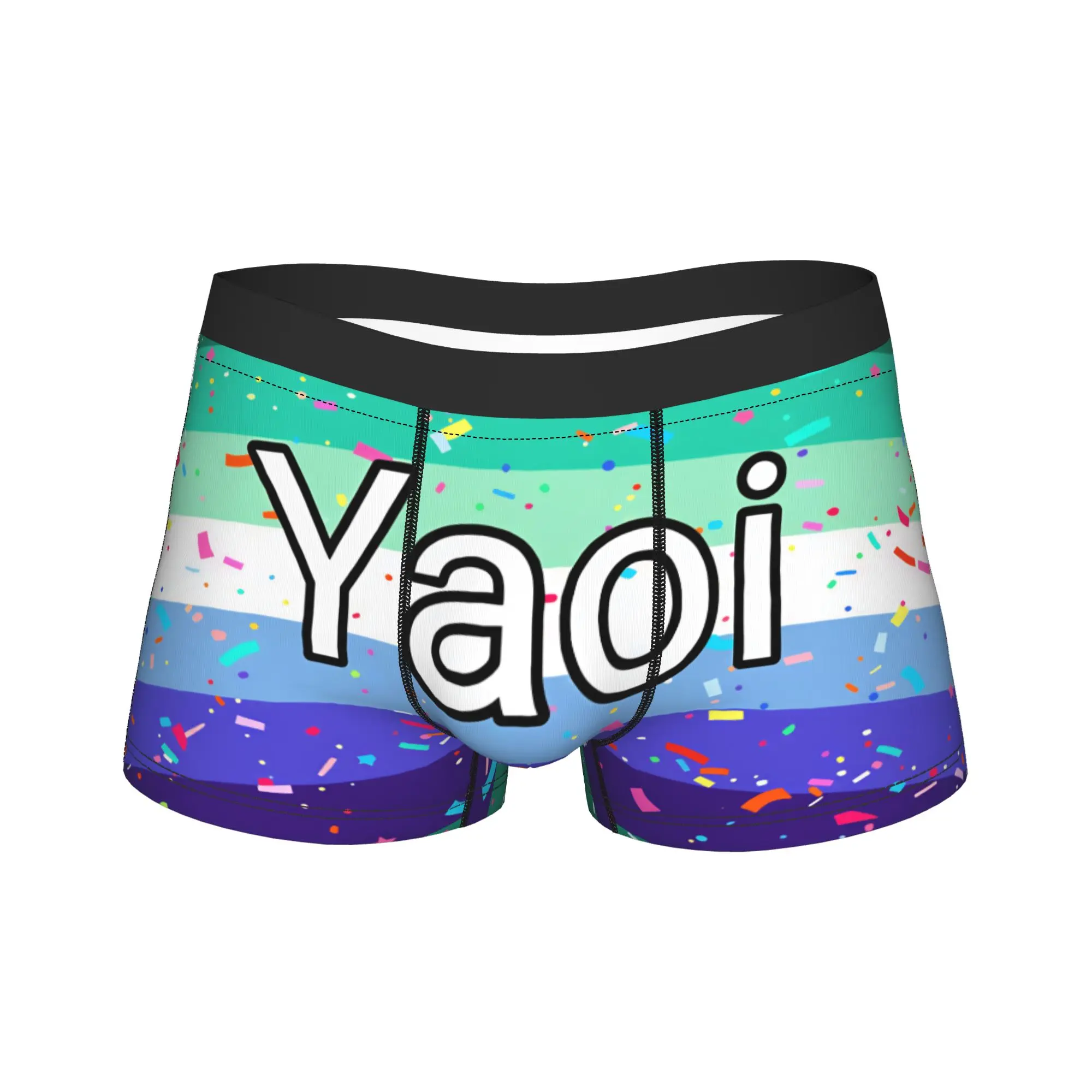 Agender Lgbt Boxer Shorts Yaoi Boy Love Pouch Underwear High Quality Printed Shorts Briefs Soft Trend Men Underpants Plus Size