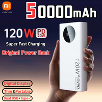 Xiaomi 120W 50000mAh High Capacity Power Bank Fast Charging Powerbank Portable Battery Charger For iPhone Samsung Huawei 2024