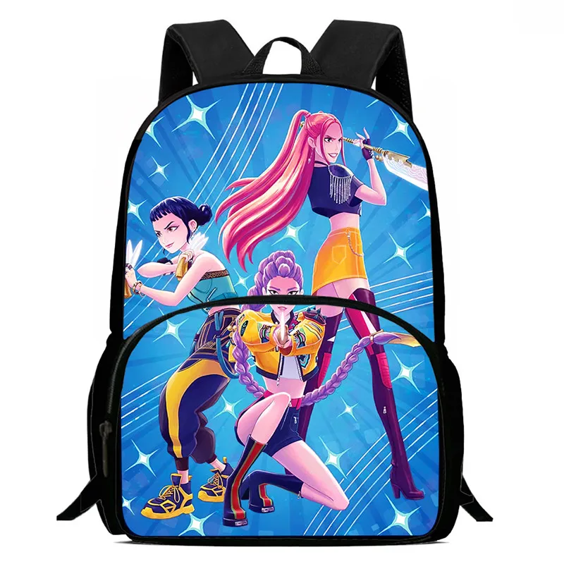 Sacs d'école de dessin animé pour garçons et filles, sac à dos d'école K-Ppop 38-52 de 15 pouces avec pochette avant, sac à dos léger pour enfants, meilleur cadeau