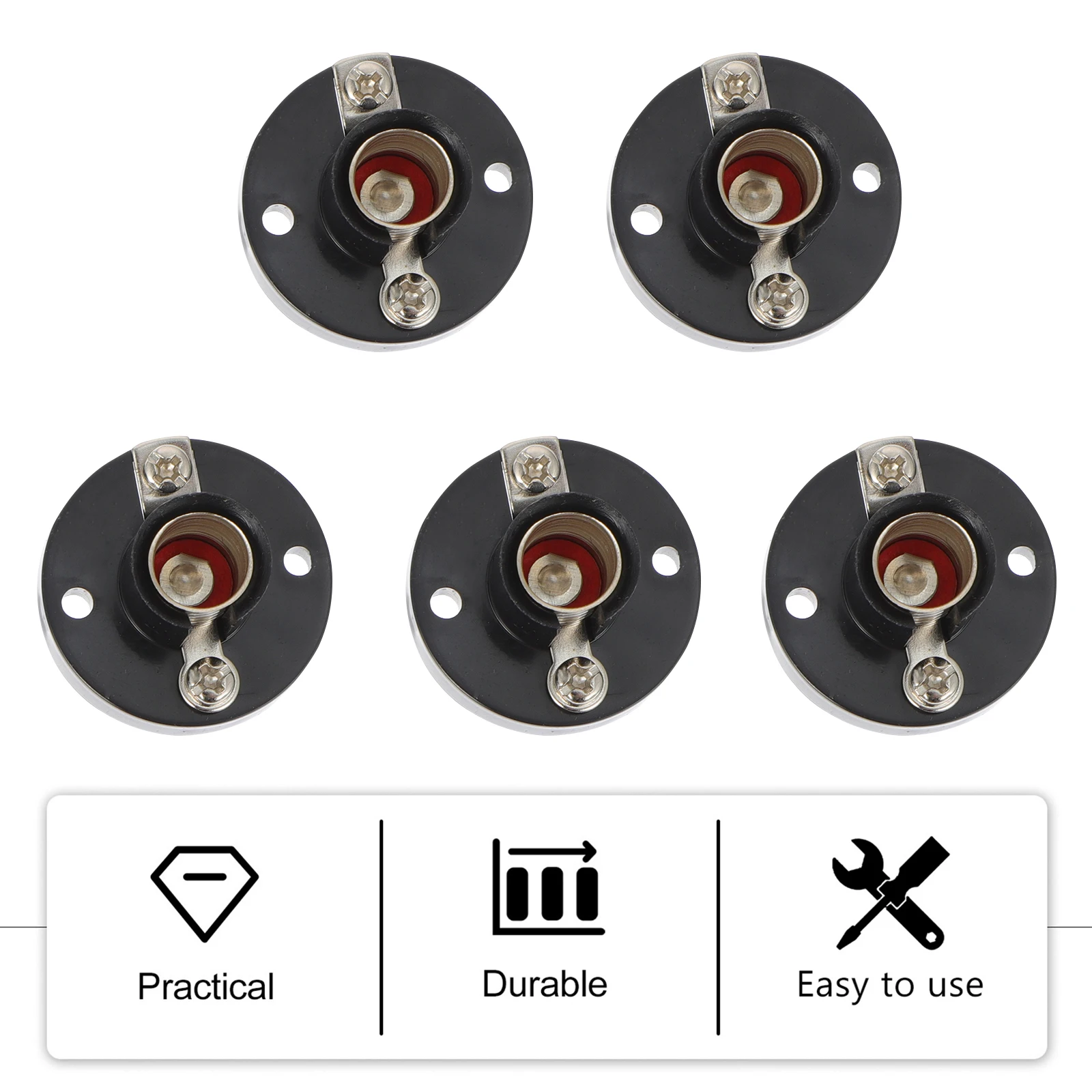 

5pcs Lamp Base Holder Physics Lab Physics Laboratory Equipment Equipment Light Bulb Base Experimental Tools Random Color