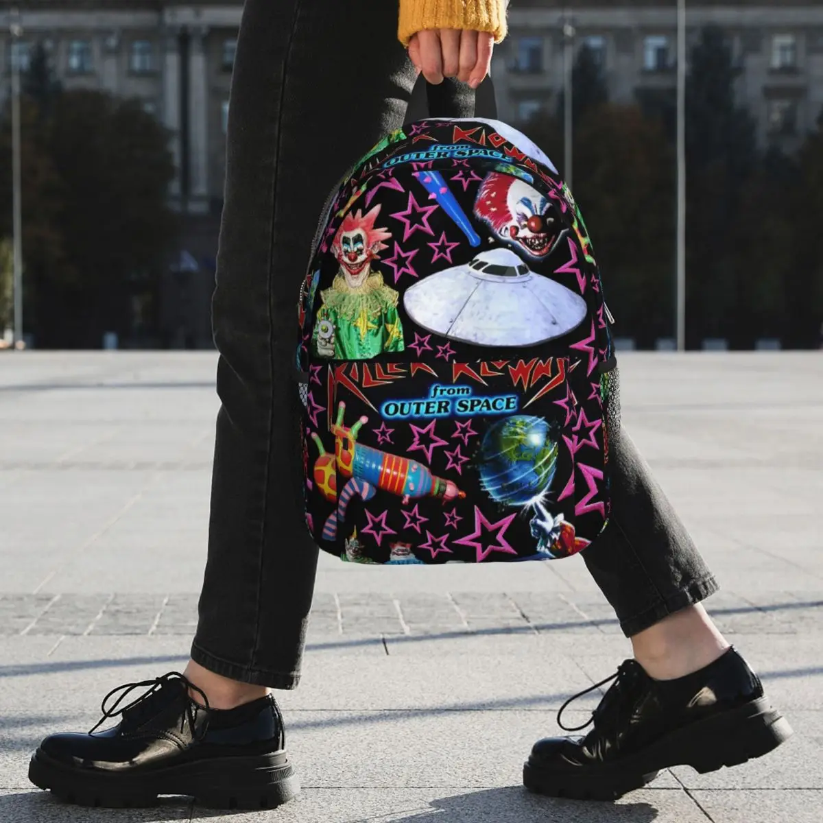Killer Klowns From Outer Space Backpack Student BookBag Children School Bag Laptop Shoulder Bags for Men Women