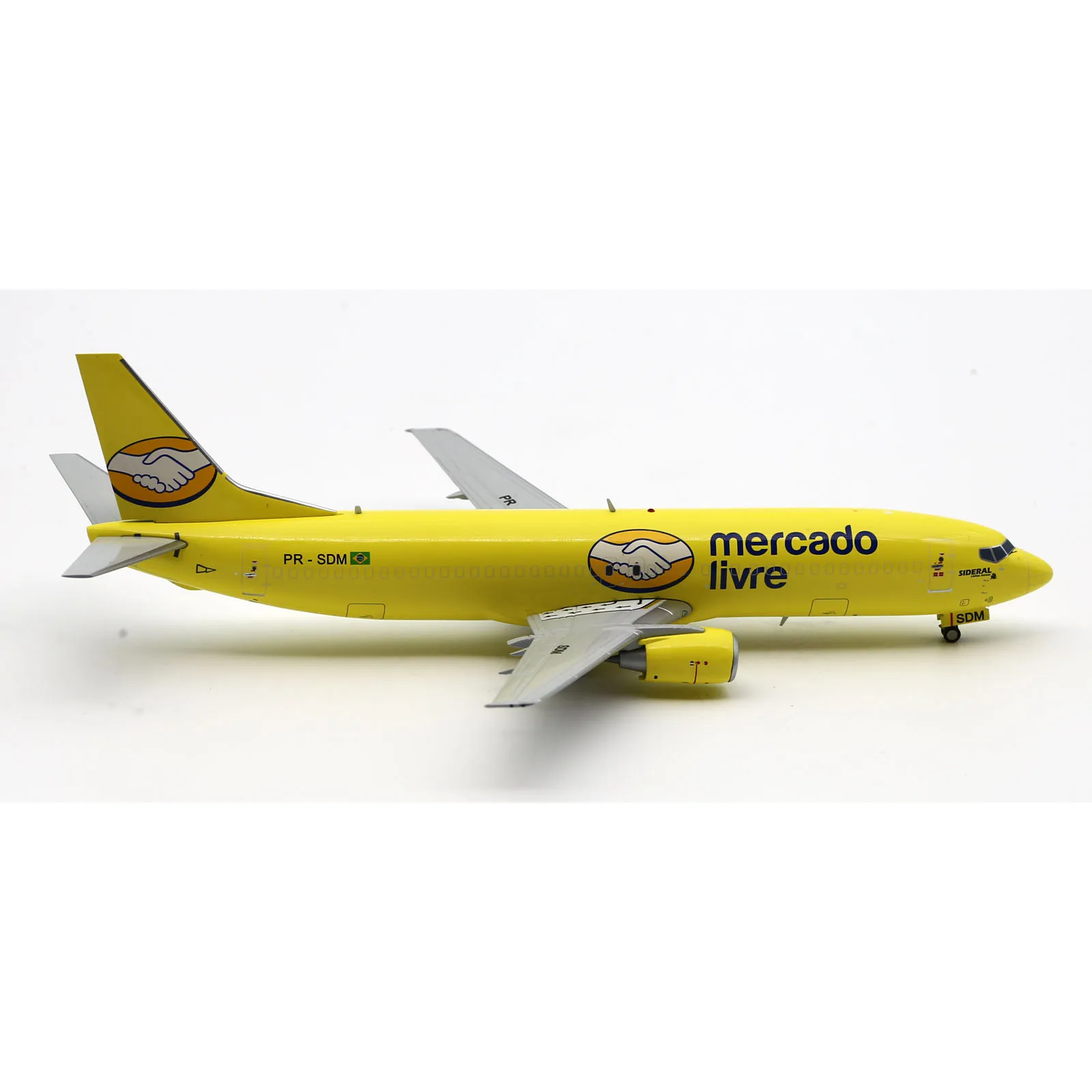 XX20103 Alloy Collectible Plane Gift JC Wings 1:200 Mercado Livre Airlines Boeing B737-400 Diecast Aircraft Jet Model PR-SDM