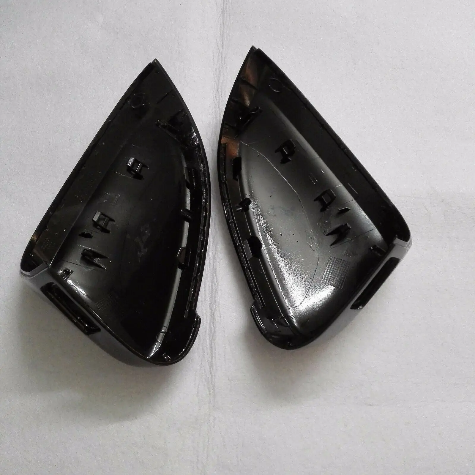 Mirror Cover W/ Side Assist Car Exterior Rear View Cap Shell Clip On Case For Audi RS4 S4 A4 S5 B9