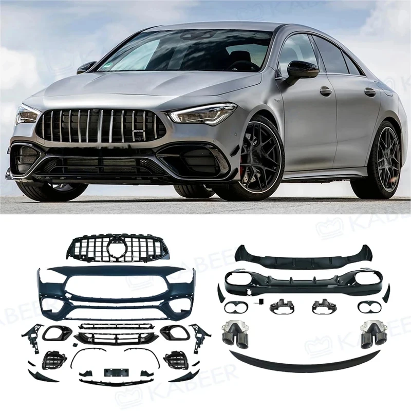 W118 Upgr Body Kit  GLA H247 2020-2022 Modify to  45 Style  W118 Car Bumpers
