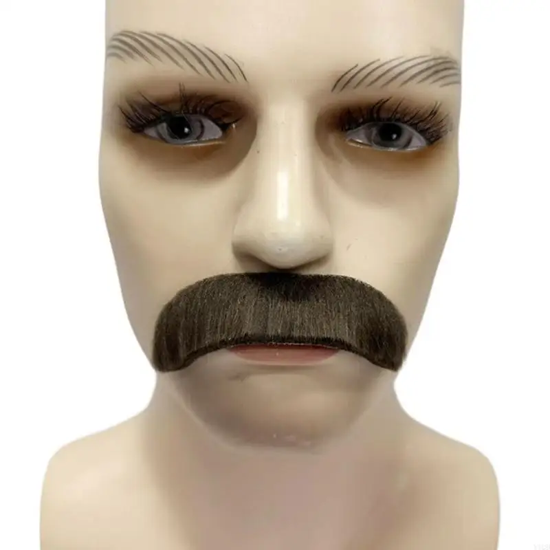 قطعة واحدة من الشوارب المزيفة ذاتية اللصق لحفلات مهرجان الهالوين