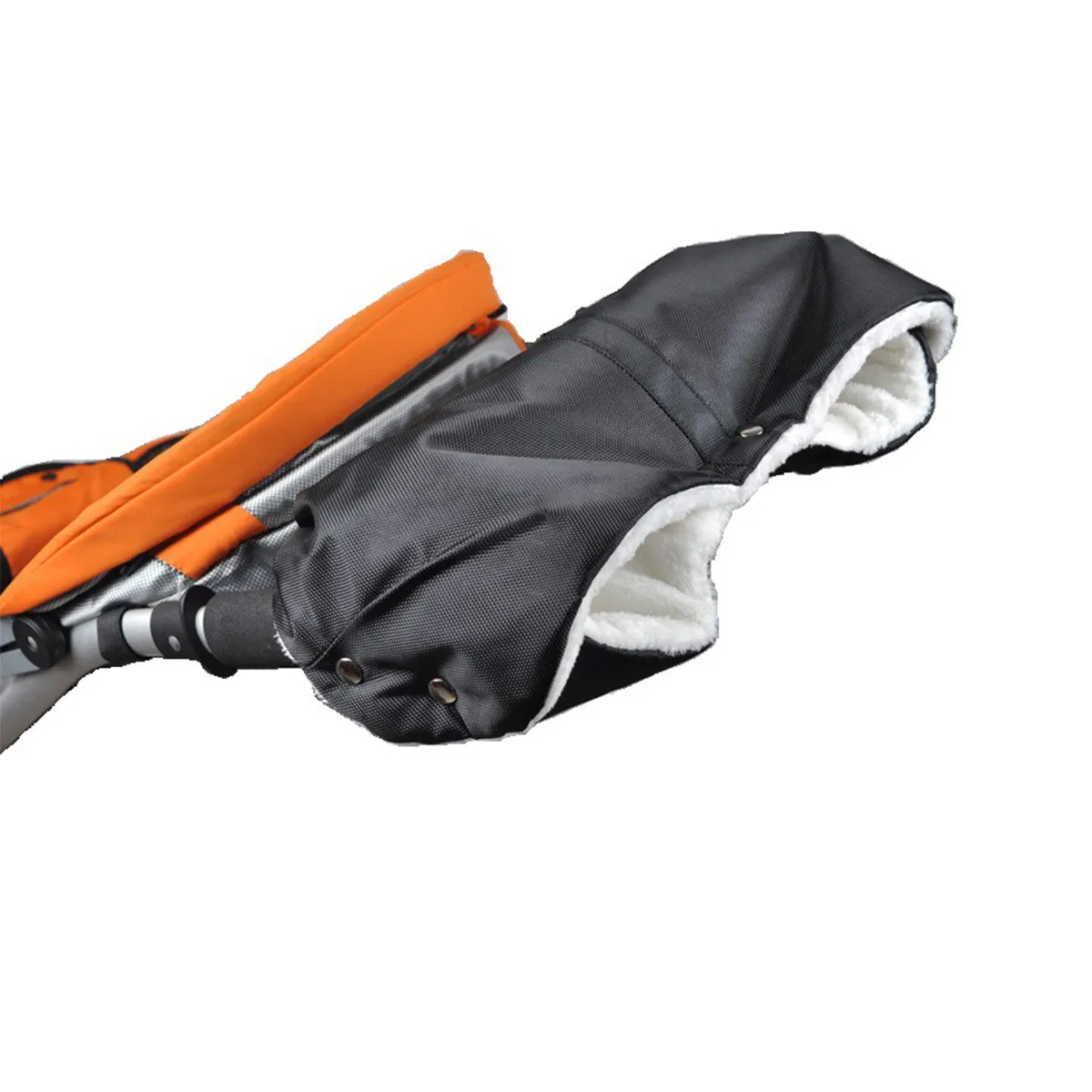 Pram Hand Muff Stroller Clutch Handle Glove Warm Waterproof Windproof Oxford Fabric Baby Pushchair Accessory Winter Essential view 4