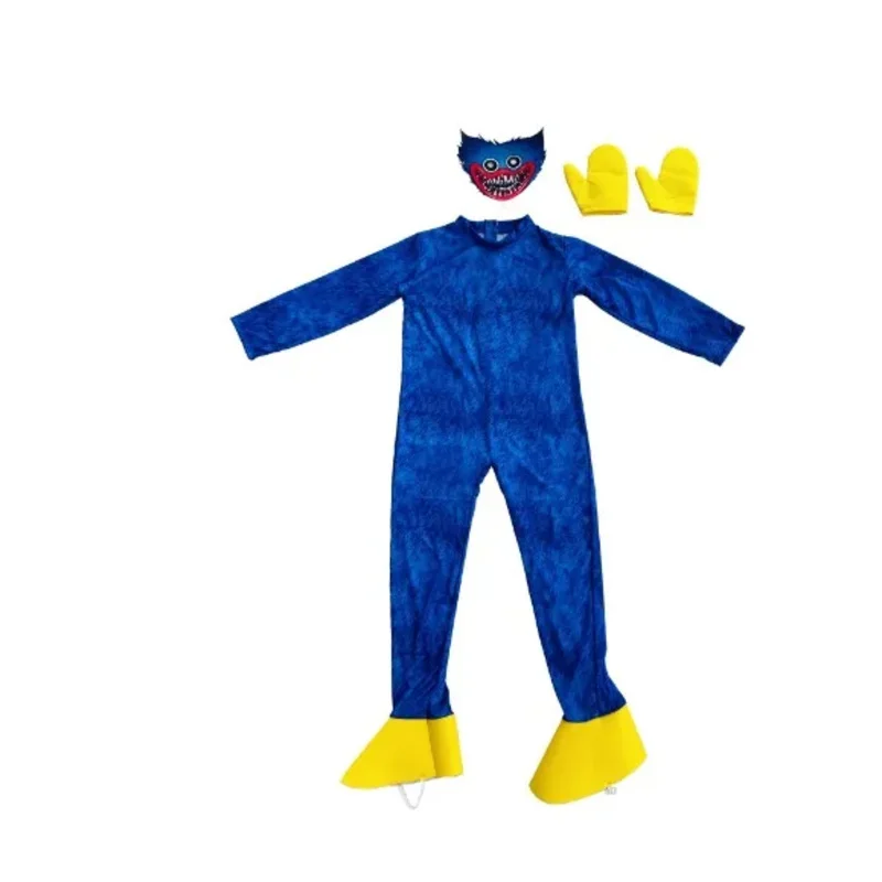 Huggy cosplay costume set for boy girl Bobbi plush sausage weird plush latex headgear funny Hami Vagi party dress up gift oi9336