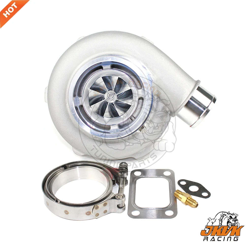 JKVK Racing Gen2 GTX3071R двойной Керамический шарикоподшипник Turbo T3 фланец Vband выходной задний корпус 340-650HP