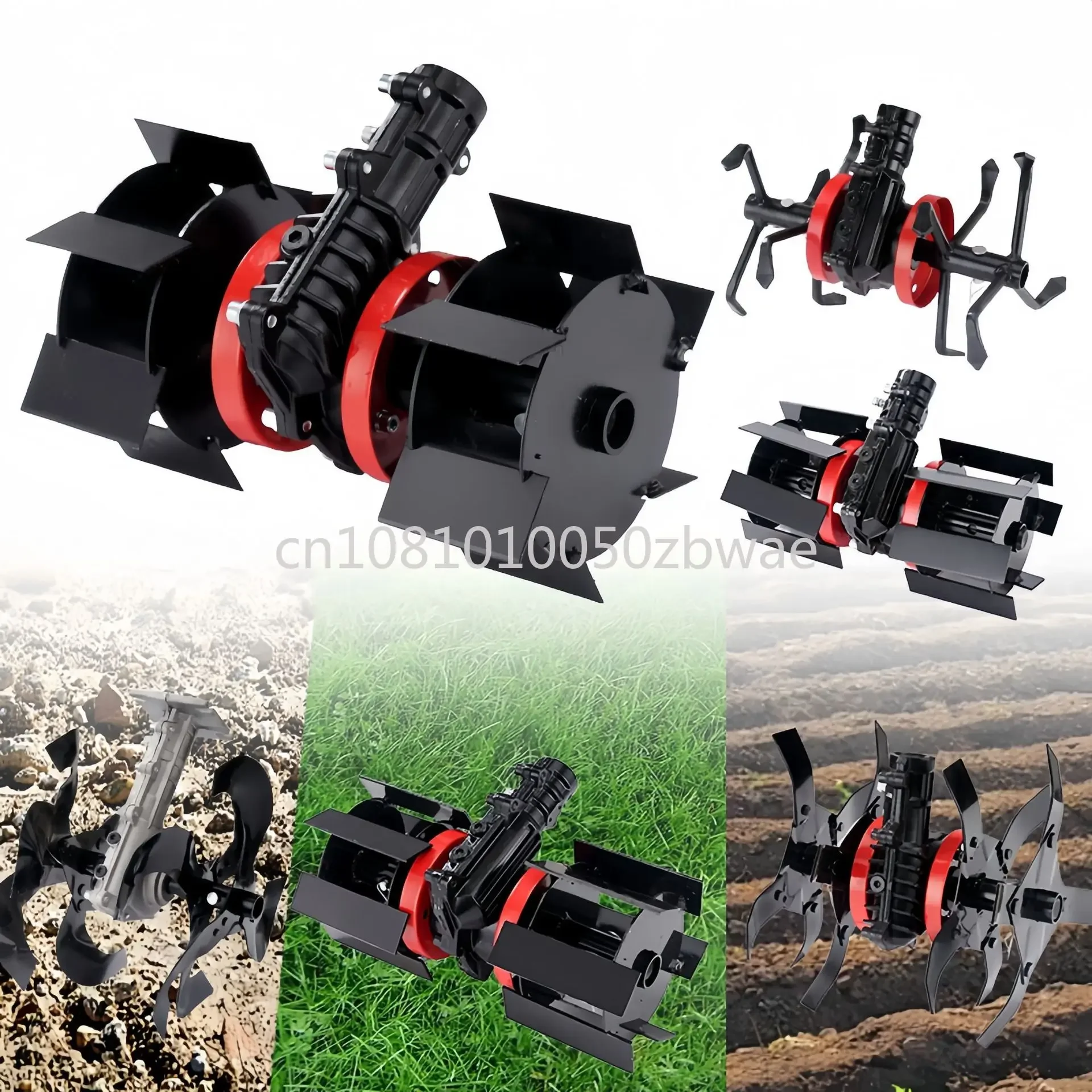 Multifunctional Lawn Mower Grass Trimmer Accessory Interchangeable Blades Soil Loosening Trenching Weeding Wheel
