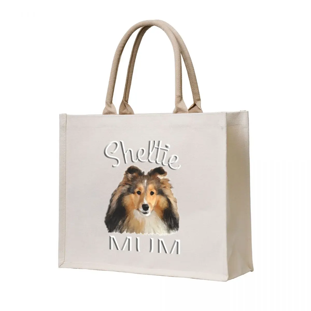 

Best Sheltie Dog Mum, Sheltie Mum New Tote Bag Big bag Portable shopping bag ecological bags reusable grocery bags