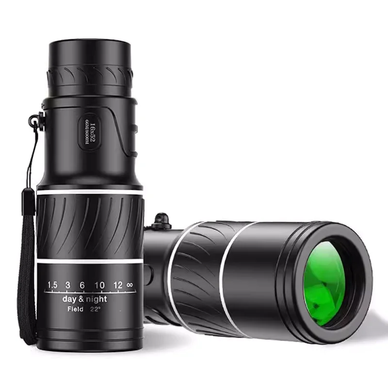 16X52 High-definition Zoom Powerful Monocular Telescope Portable Monocular Telescope Remote Telescope Hunting Camping Outdoor