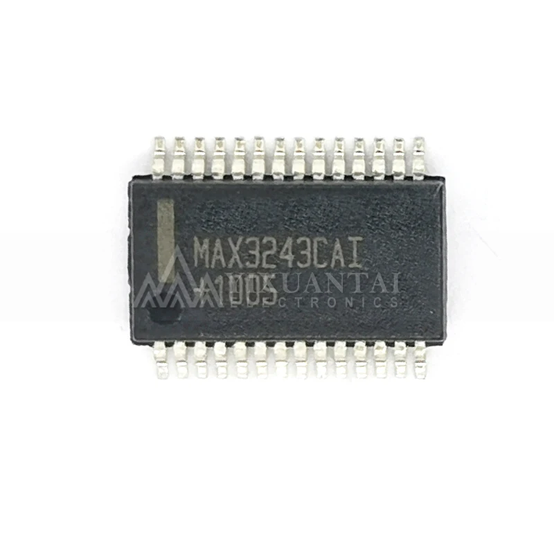 MAX3243CAI  MAX3243CAI+T【MAX3243 Series 120 kbps 5.5V Surface Mount RS-232 Transceiver  SSOP-28】10piece New