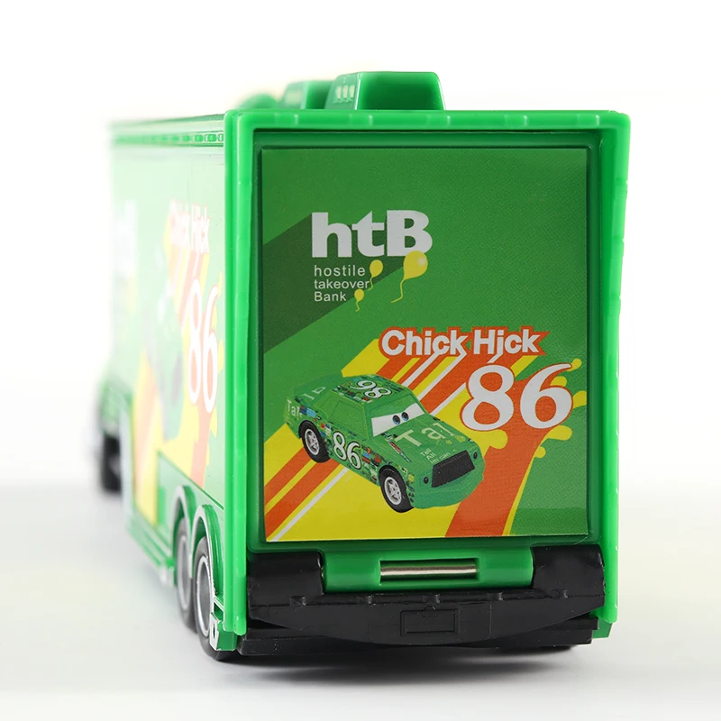 Coches 2 Disney Pixar Racing Toys Lightning McQueen Jackson Storm Chick Hicks Mack Truck Collection Die Metal modelo niños regalo