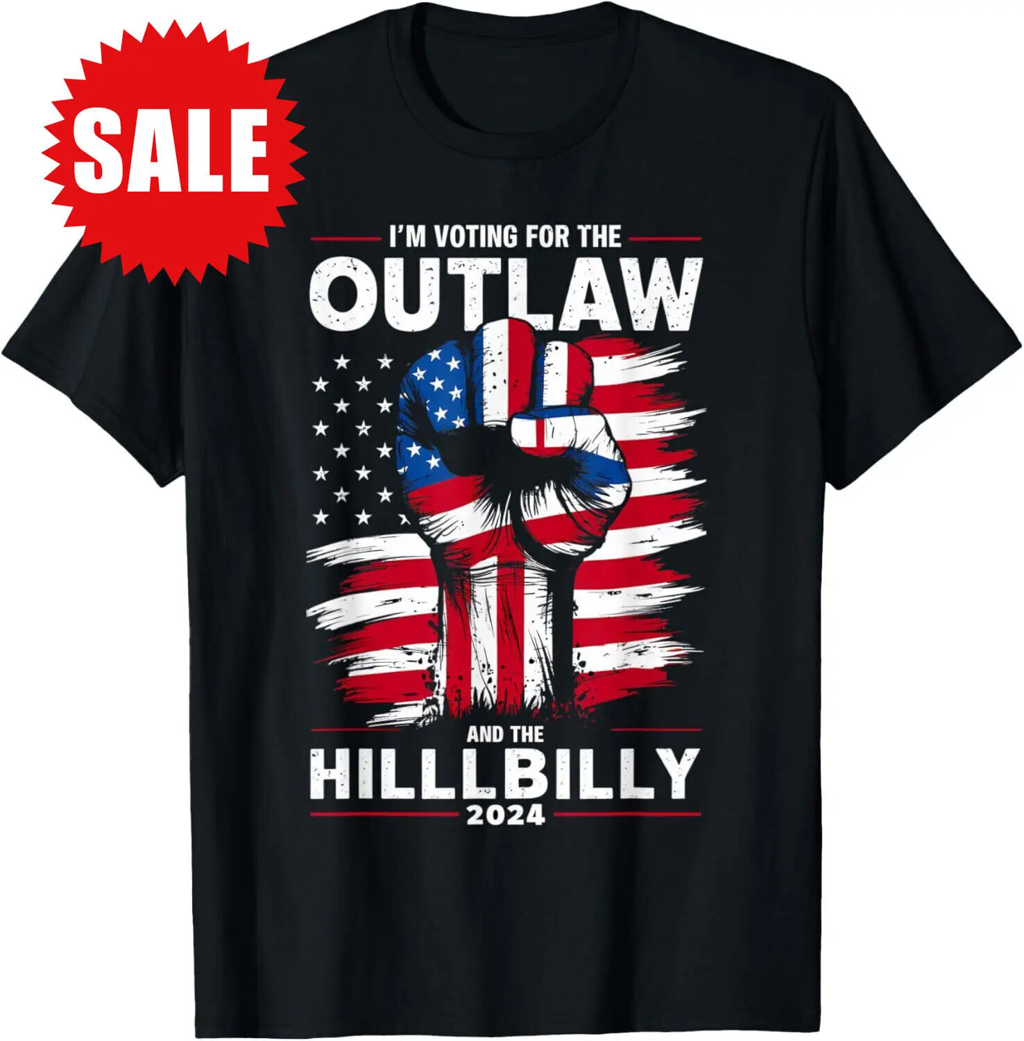 Outlaw and the Hillbilly 2024 Flag T Shirt V70248