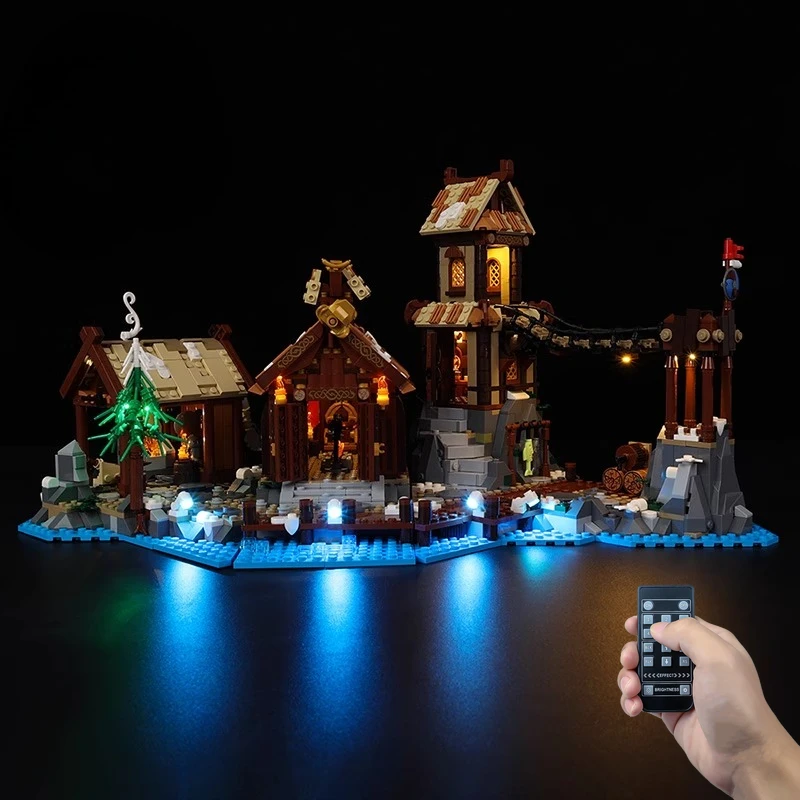 

No Model LED Lighting Set Suitable for LEGO Viking Village 21343 Ideas (Excluding Building Blocks)