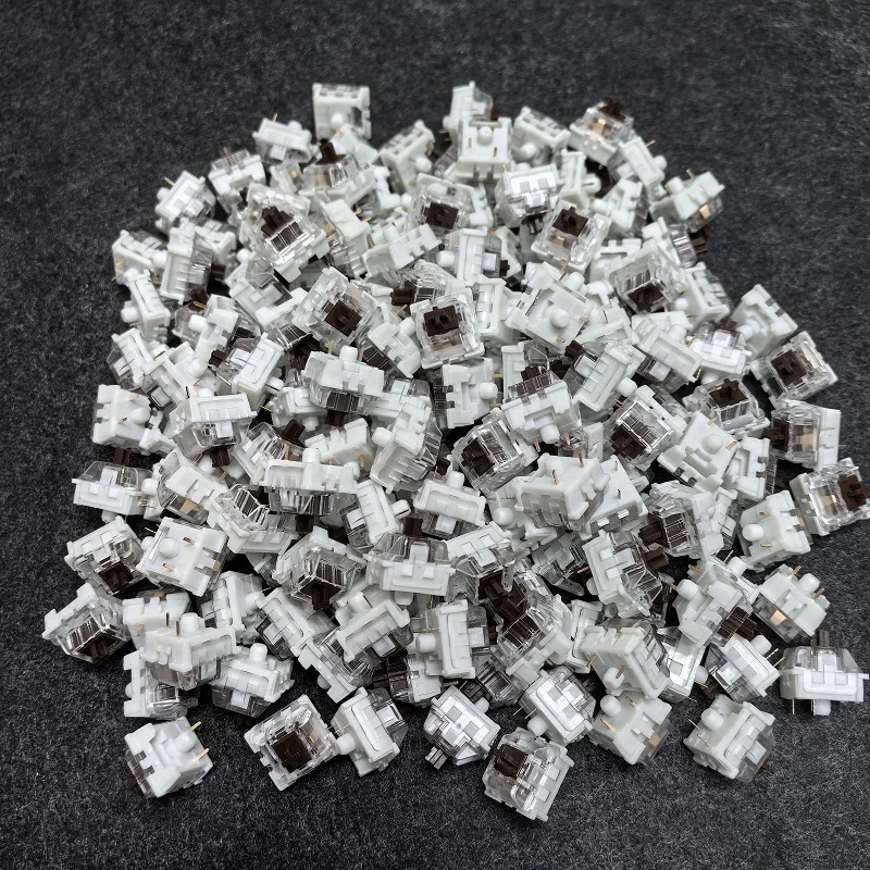 20-100 Stück Mechanische Tastaturschalter Blau Rot Braun Schalter Anpassbar Hot-Swappable 3-Pin Cross Stem für Mechanische Tastatur