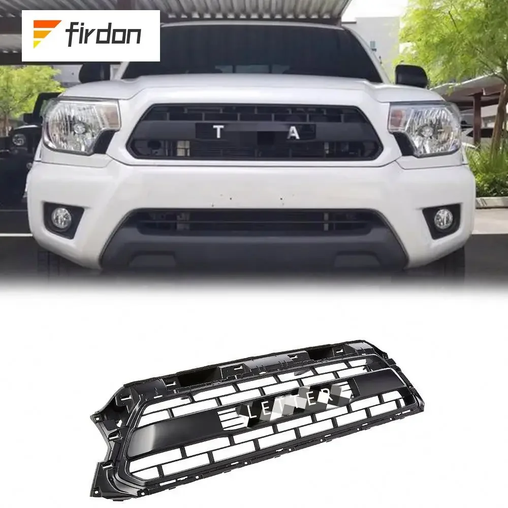 pickup accessories Front TRD style car grille for Toyota 12-15 tacoma Grill Front Mesh