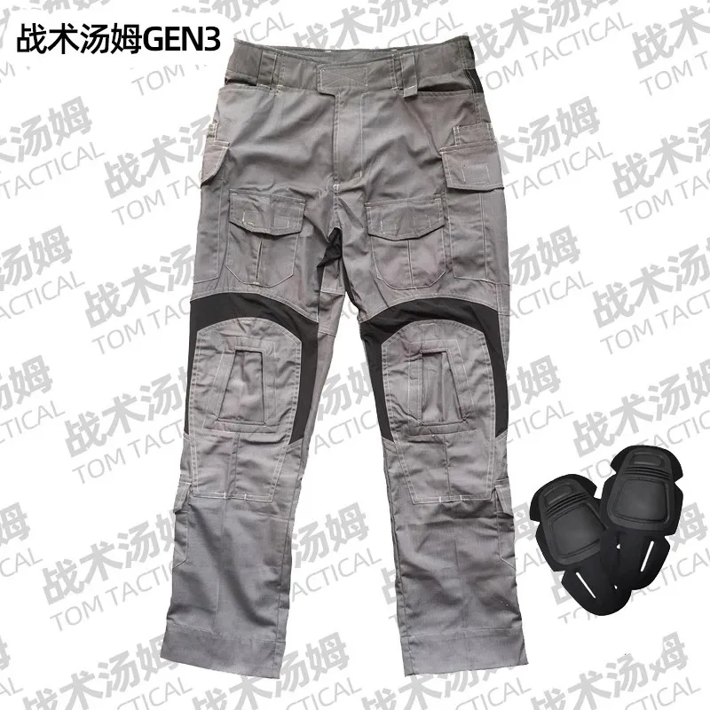 

TACTICAL TOM Black Grey GEN3 G3 Tactical Hunting Combat Outdoor SWAt CTSFO Ripstop Cargo Pants Working Clothing Hiking Trousers