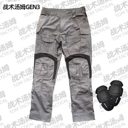 TACTICAL TOM Black Grey GEN3 G3 Tactical Hunting Combat Outdoor SWAt CTSFO Ripstop Cargo Pants Working Clothing Hiking Trousers