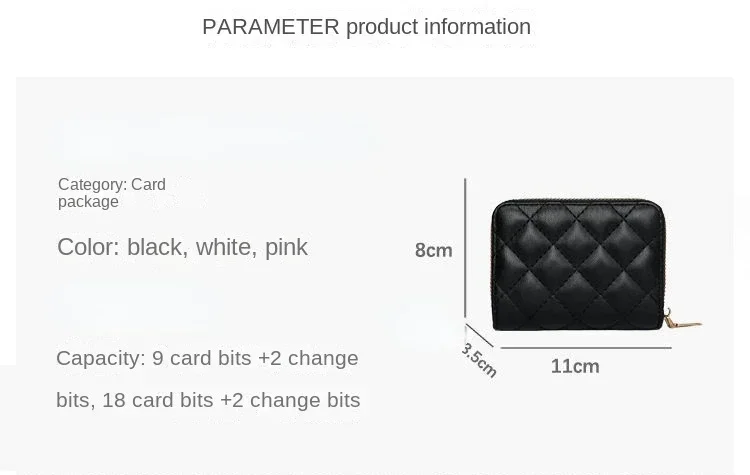 2026 Women Girl Small Coin Purse New Short Zipper Change Pocket Leather Mini Credit Card Purse Female Multi-function Coin Purses