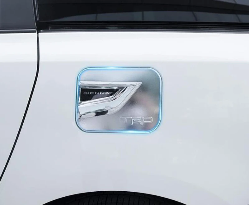 

For TOYOTA Sienna (XL30) 2013-2020 2015 2016 2017 2018 ABS Chrome Fuel Tank Cap cover Car-Styling Trim Oil Fuel Cap Protective