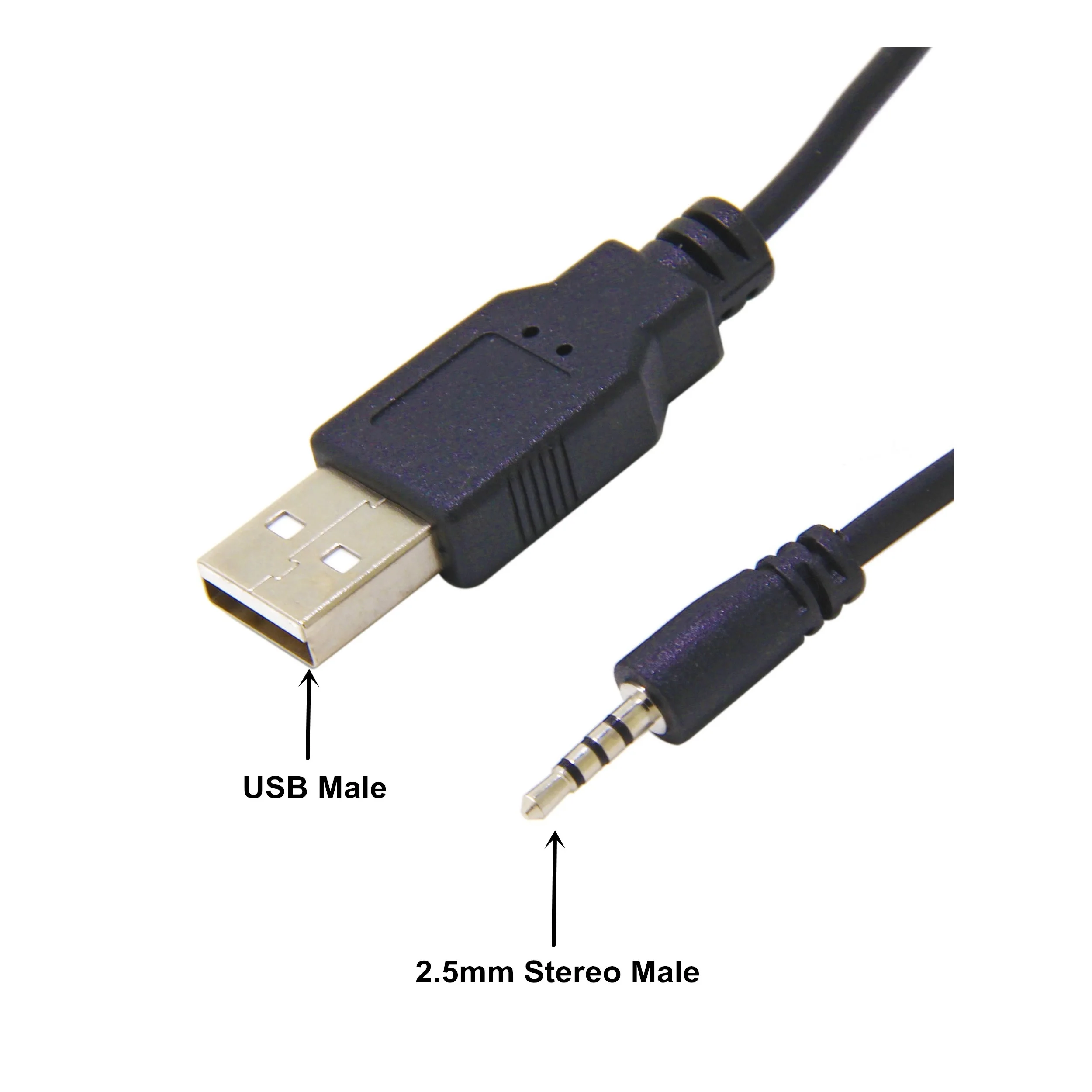 2.5mm USB charging charger cable for JBL Synchros E40BT/E50BT/J56BT Headphones USB charge