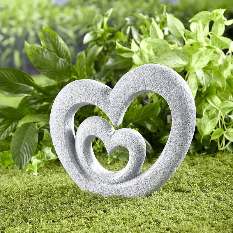 

Heart Garden Sculpture caseta de jardin exterior resina