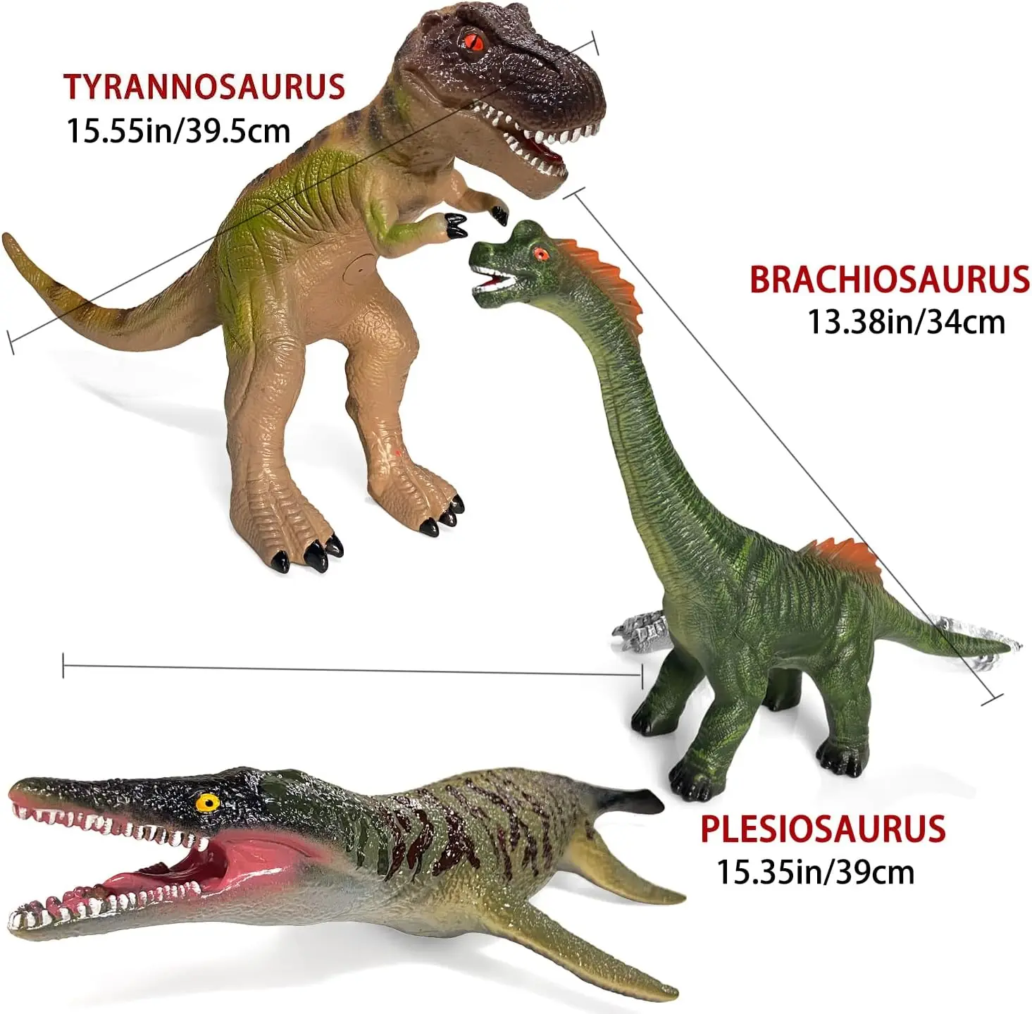 7 Pcs Dinosaur Toys for Kids, Realistic Dinosaur Figures Soft Dino Toy for Boys & Girls , Animal Dino Toys ,Great Birthday Gifts