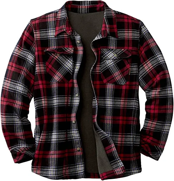 Plaid Cotton Oversize Warm Men Jacket Casual Shirts Sports Winter Jacket 2023 New Style