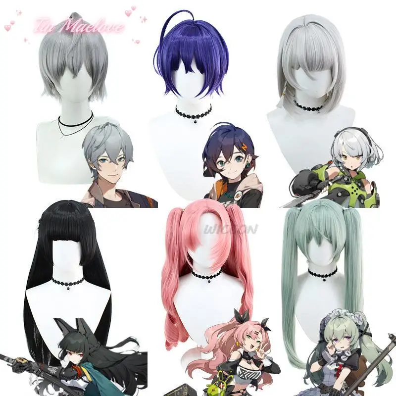 

Game Zenless Zone Zero Nicole Demara Cosplay Wig Belle Hoshimi Miyabi Colin Wicks Role Anby Demara Hair Wigs