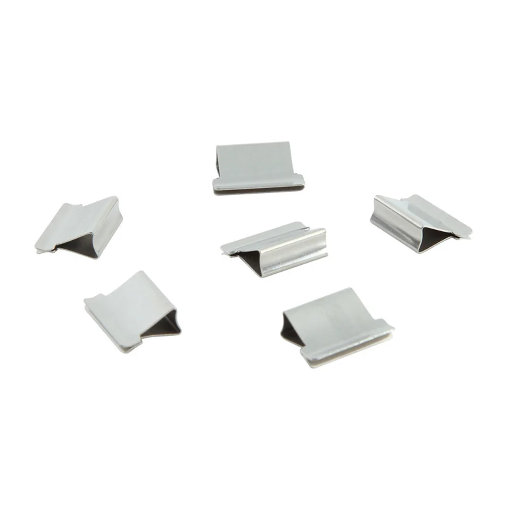 

50 Pcs Paper Clip Clam Clips Medium Paperclip Dispenser Refill Neutral School Supplies