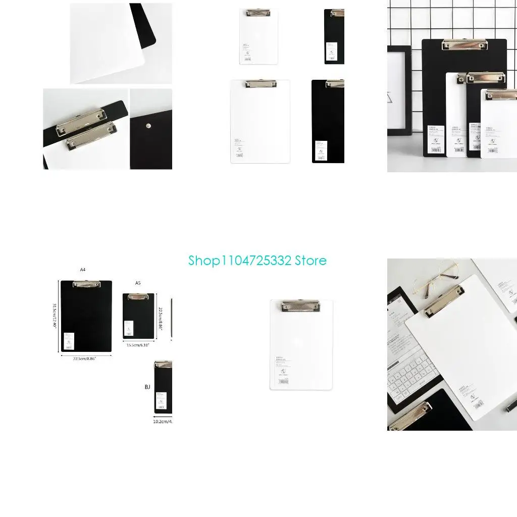 

P5EA Simple A4 A5 Notepad Memo Pad Board Clip Loose-leaf Notebook File Writing Clamps Office School Supplies