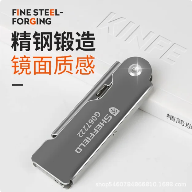 Stainless Steel Utility Knife Quick-change Folding with Extra 10 Blades