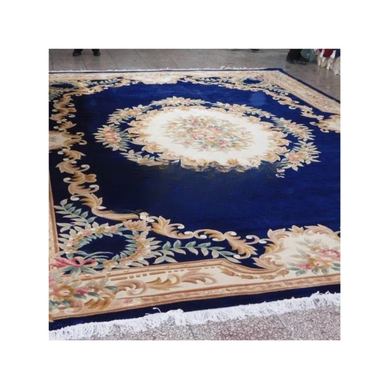 

"Turkish handmade retro carpet" century-old traditional pattern, pure wool weaving, living room and study blanket,