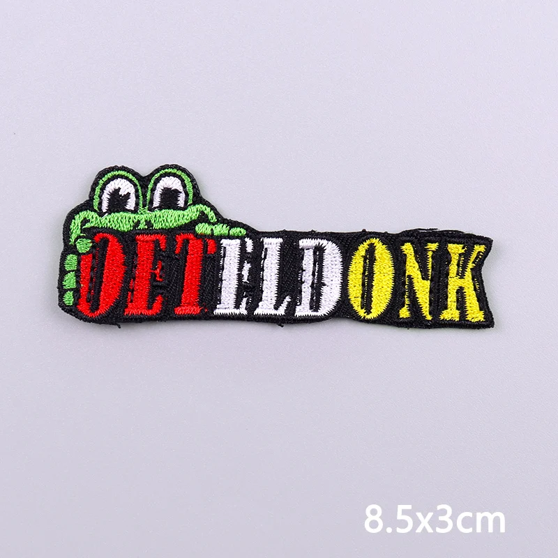 Netherland Carnival Oeteldonk Emblem Patch Iron On Patches For Clothing Fusible Patch Sewing Frog Embroidered Patches On Clothes