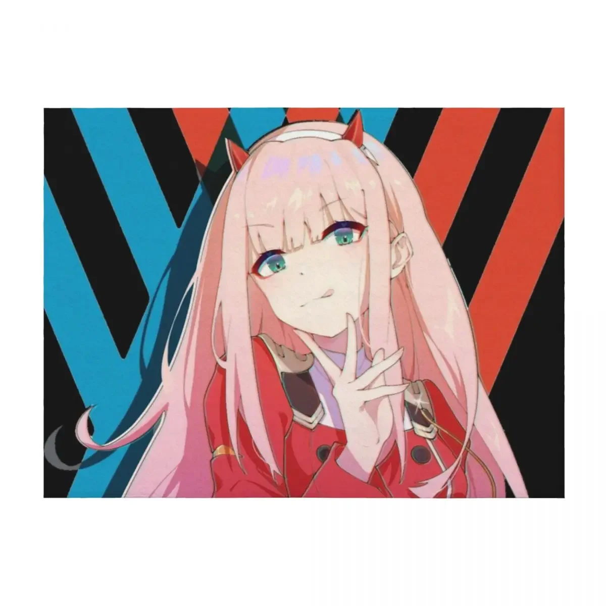 

Darling in the Franxx Anime Throw Blanket Bed Summer Decorative Throw Comforter Blankets