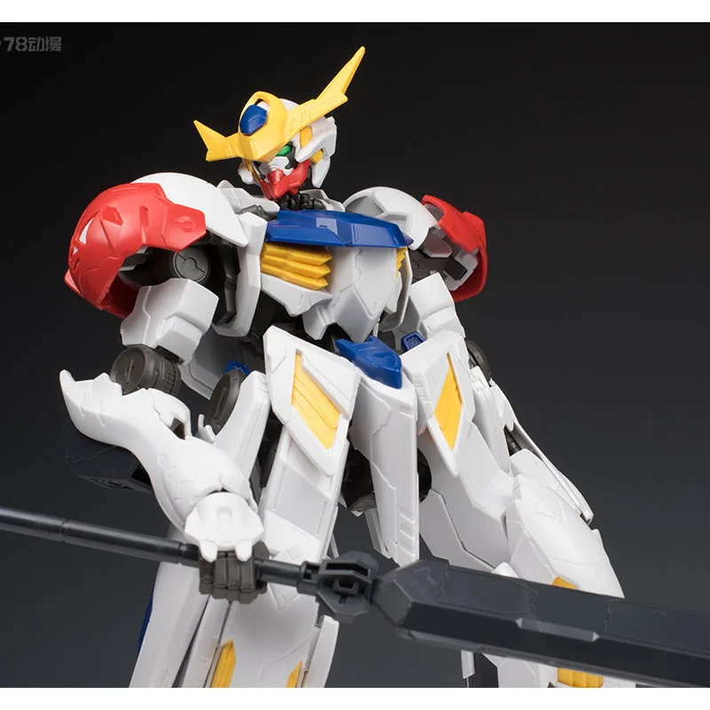 Bandai KIT MODEL Asli GUNDAM MEKANIK PENUH Gundam Barbatos Lupus 1/100 Figur Anime Model Perakitan Mainan Hadiah Model untuk Anak Laki-laki