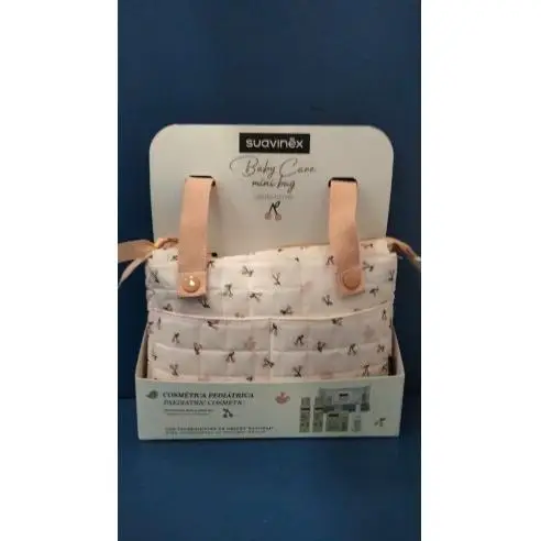 SUAVINEX CANASTILLA BABY CARE MINI BAG SET COLOR ROSA