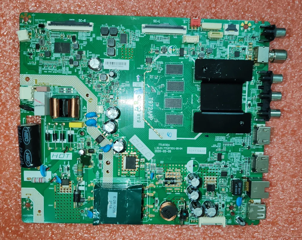 

TTL972D1 1.30.01.TTL972D1-00-04 WIFI network LED TV motherboard, physical photo, tested, shipped according to the picture