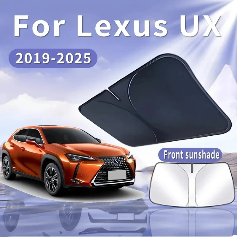 

Car Sun Visor For Lexus UX ZA10 2019~2025 2020 2021 Front Windshield Sunshade Heat Insulation Summer Cooling Auto Accessories