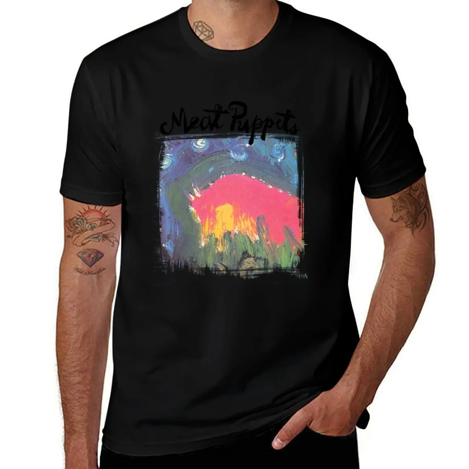 

Meat Puppets T-Shirt funny t shirts man t shirt for man 100 percent cotton T-Shirt
