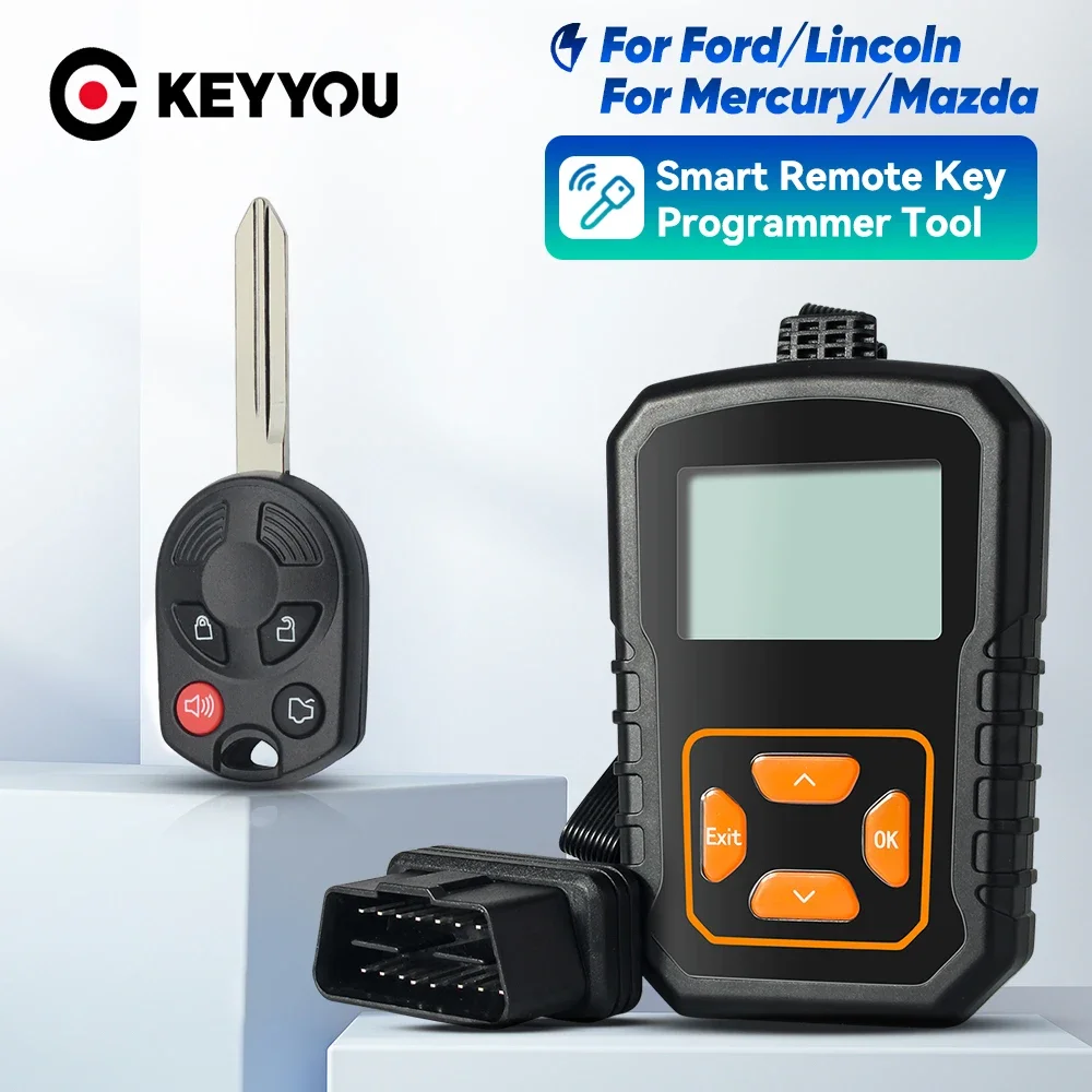 Программа OBD KEYYOU дома, дистанционный ключ 315 МГц для Ford Edge Escape Freestyle 2007-2009 OUCD 6000022   ID63 80-битный программатор ключей с чипом