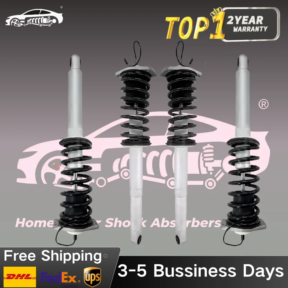 4 pieces Front Rear Left and Right Shock Absorbers Fit Maserati Quattroporte M139 Gt Skyhook 2006-2013 248255 226147 226149