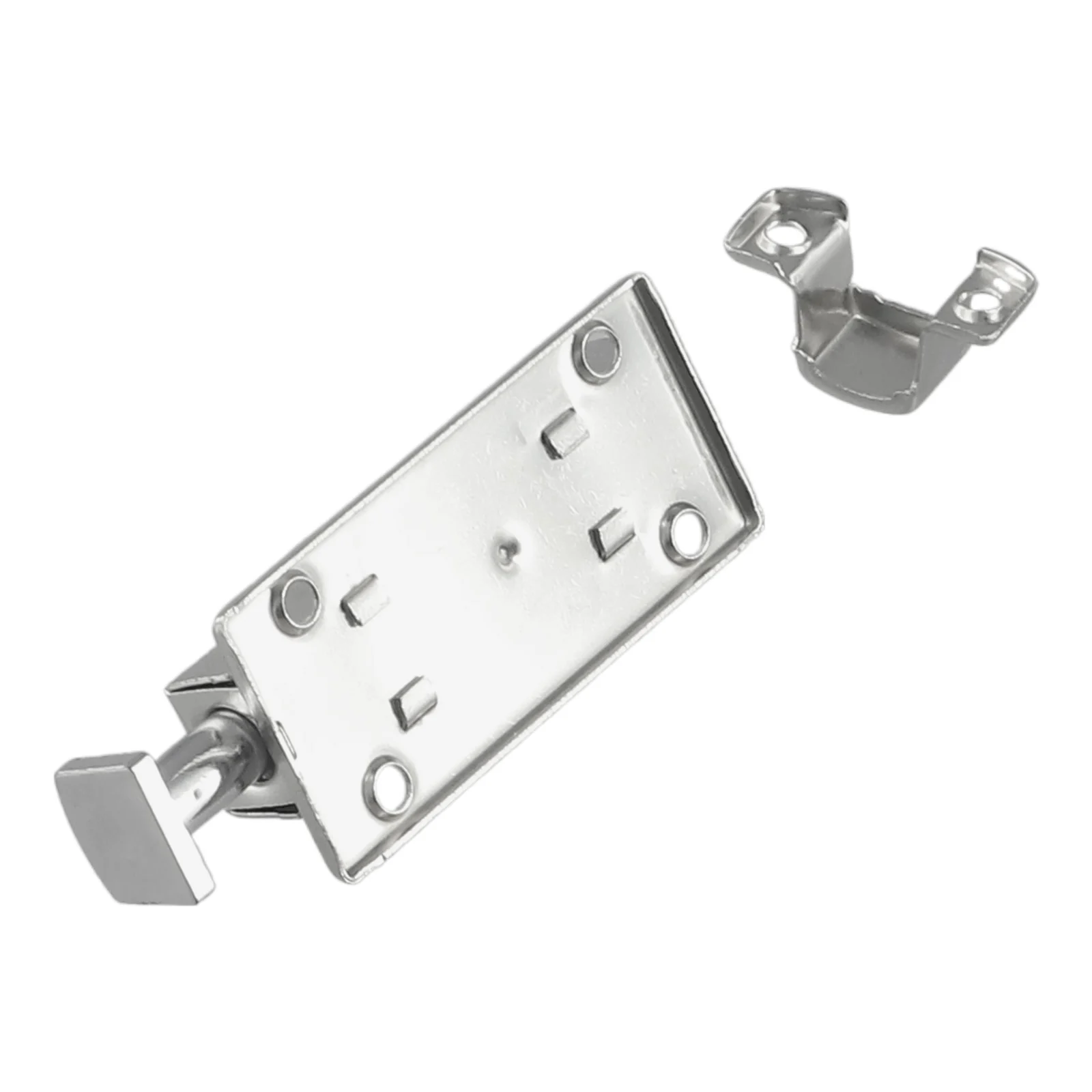 도어락 스테인리스 스틸 자동 탄성 래치 버튼 도어 래치 볼트 볼트 잠금 슬라이딩 볼트 푸시 릴리즈 버튼 스프링 래치 잠금