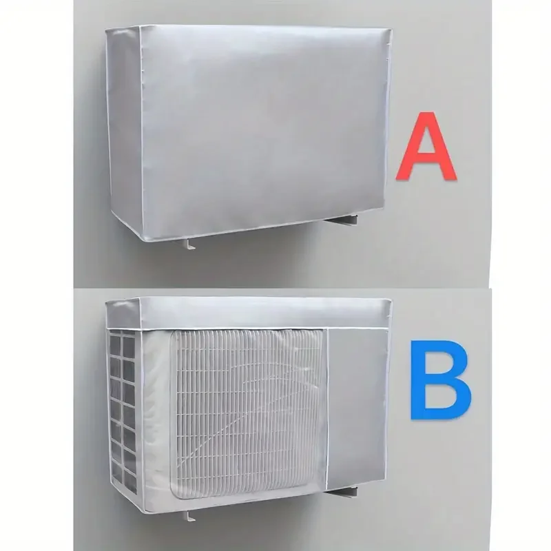 【セール中】1pc 大型エアコン室外機カバー UVカット 防水 防塵 オールシーズン オックスフォード生地