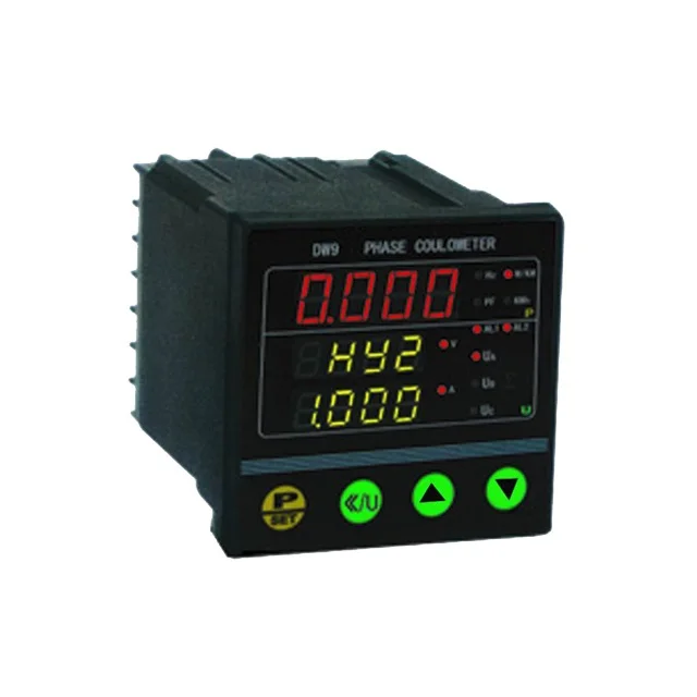 DW9 Three 3 Phase 4-20mA Analog Output Digital Power Factor KWH Meter Controller/Multi-Function Ampere Voltage Meter (IBEST )