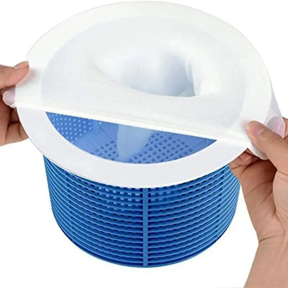 5pcs Swimming Pool Skimmer Socks Home Appliance Nylon Mesh Filters Baskets Skimmers Swimming Pool Cleaning Tool Accessories