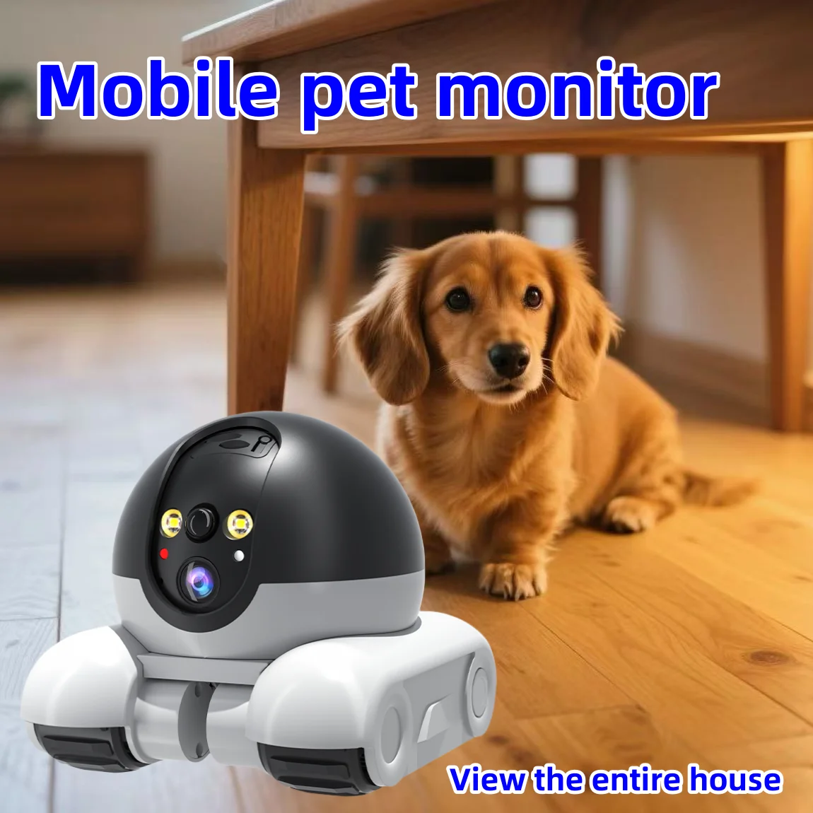 

Smart Dual Lens IP Dome Robot Camera Full Color AI Humanoid Detection Two-way Audio Home Security CCTV Baby Pets Monitor New