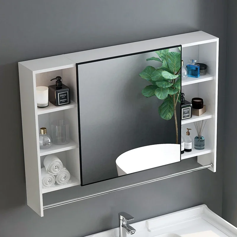 

Space aluminum bathroom mirror cabinet wall mounted mirror