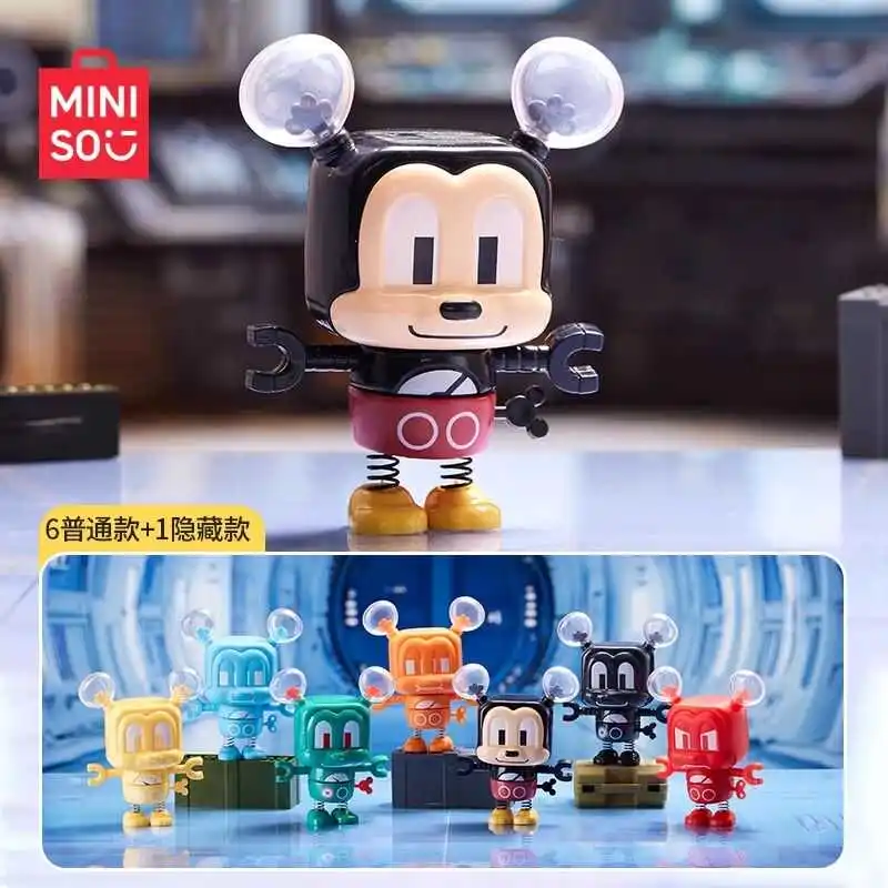 

MINISO Disney Mickey Series Robot Blind Box Figure Trendy Dolls Giving Girls Birthday Gifts